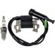 thumbnail image 1 of Bobina de encendido con bujía compatible con Honda Gx110 Gx120 Gx140 Gx160 Gx200 5.5HP 6.5HP Motor de cortacésped Generador, 1 of 5
