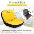 thumbnail image 2 of Funda de asiento para cortacésped Tecreddy, resistente a la intemperie, mediana, 2 of 7