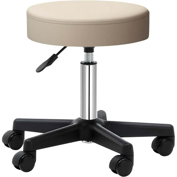 Gen'C Béauty Tabouret de Salon à Hauteur Réglable Blanc