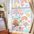 thumbnail image 5 of Rainbow Suncatchers Stickers for Windows Glass Door Anti-Collision Window Stickers for Birds Cloud Prismatic Vinyl Window, 5 of 5