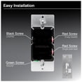 thumbnail image 3 of Interruptor de atenuación GE 18025 para LED, CFL e incandescente, 3 of 6