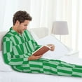 thumbnail image 6 of KLL green party Sleepwear Mens Flannel Pajamas,Long Cotton Pj Set-X-Large, 6 of 7