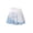 Blue, variant on NinXxx Pleated Skirt with Shorts Pockets Breathable School Fall Wear Blue 12-13 Years