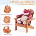 thumbnail image 4 of Wooden Kid's Adirondack Chair for Indoor and Outdoor, Natural Cedar Patio Lounge Chiar for -, 4 of 6