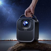 ETOE Seal Pro Google TV 4K Portable Projector with Speakers, Native 1080P, 1300 ANSI, Smart Projector with Dolby/Auto Focus, Wifi Projector for Bedroom/Home/Celling