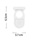 thumbnail image 3 of Funda de silicona para Galaxy SmartTag2 antideslizante con pasador invisible para collar de mascota, 3 of 7