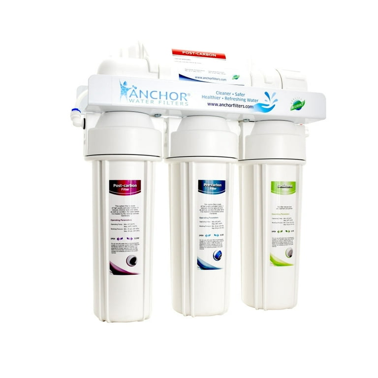 Elite Series 5-Stage Reverse Osmosis Water Purification System - Under Sink Water Filter - 50 GPD Elite Series 5-Stage Reverse Osmosis Water Purification System - Under Sink Water Filter - 50 GPD