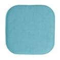 thumbnail image 5 of Sweet Home Collection Memory Foam Honeycomb Non-Slip Back 16" x 16" Chair Pad - Teal, 6 Pack, 5 of 7
