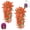 Orange, variant on Artificial Hanging Flowers for Outdoors Faux Plants, Simulated Fake Morning Glory Flower UV Resistant Pink Plastic Flowers Vines for Outdoor Home Wedding Garden Yard Hanging Baskets Decoration