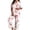 Deep Red, variant on Soft Pajama Sets for Women 2 Piece, Lightweight Womens Cute Christmas Pajama Set, Breathable Short Sleeve Button Top, Comfy 2 Piece Festive Sleep Set