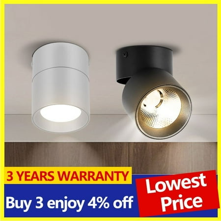 

Folding 360° Rotation Led Downlights 10W Cob Led Ceiling Lamps Spot Lights Track Lights Background Lighting