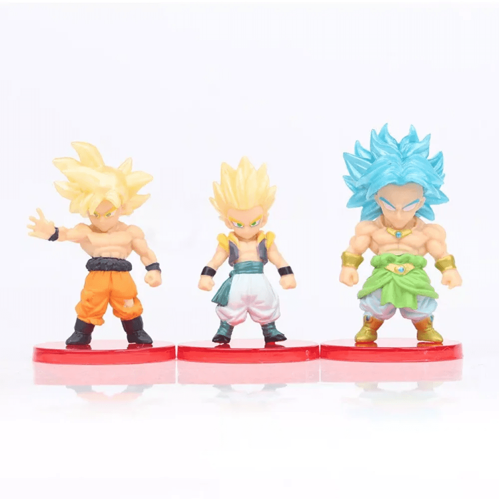 Anime Character Action Figure Set – 21 Piece Collection, Mini Figures with Display Stands, Detailed Design for Play or Display