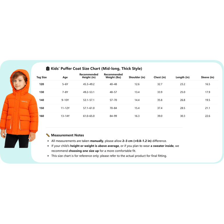 Hileelang Kids Winter Puffer Jacket with Hood photo 5