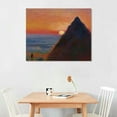 thumbnail image 2 of JEUXUS Haystacks Series Meule by Claude Monet Canvas Wall Art Canvas Print Famous Art Painting Reproduction Fine Art Oil Paintings Modern Art Home Decor Ready to Hang 20x16 inch, 2 of 4