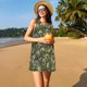 thumbnail image 3 of Balery Green Skulls Vestidos de verano para mujer con estampado: vestido holgado sin mangas, vestido playero informal y cómodo para días calurosos., 3 of 7