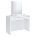 thumbnail image 4 of Coaster Bunbury Engineered Wood Makeup Vanity Table Set in White, 4 of 20