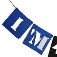 thumbnail image 4 of Cinturón de banderines de graduación I'M de graduación colgante decoración de fondo Azul, 4 of 9
