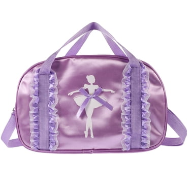 BrainyBees Dance Bag For Girls - Kids Duffle Bag With Shoe Copartent, Waterproof...