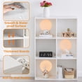 thumbnail image 5 of Cube Bookshelf White, 6 Cube Storage Organizer Bookcase, Display Bookcase, TV Stand, for Living Room, Home Office, Bedroom, 5 of 10