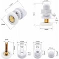 thumbnail image 2 of Jinsinto Shower Casters Wheel for Shower Door Sliding Casters Shower Door Rollers Brass Shower Enclosure Caster Door Wheel Door Pulleys Accessory Hardware Tool 4PCS, 2 of 4