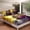 Golden White Purple, variant on Erosebridal Summer Holiday House Fitted Sheet Full,Palm Tree Boat Bedding Set Full Size,Ocen Bedroom Decor,Lightweight,3 Pieces(No Top Sheet)