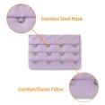 thumbnail image 4 of INSPIRE CHIC Women's 3 X 4 Hooks Bra Extender Extension Strap Bra Band Multi Color Multi-Color-4, 4 of 5
