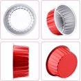 thumbnail image 3 of POWKOL Moldes desechables para ramequines, rojos, 50 unidades, mini moldes de aluminio para hornear con tapas, moldes para cupcakes, moldes para tartas de queso, moldes para flan, recipientes de, 3 of 6