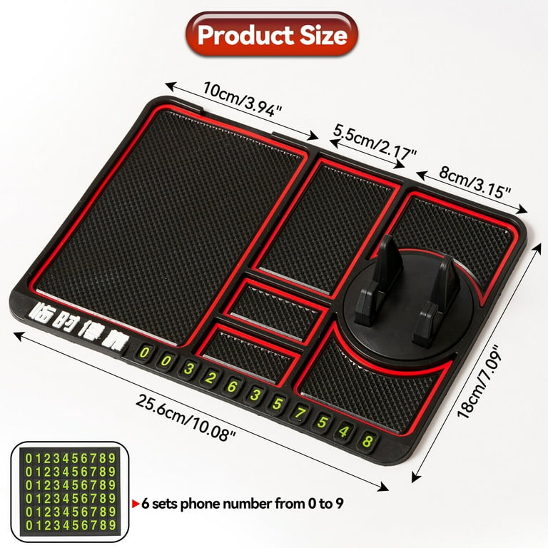 Anti Slip Mat Car Dashboard Anti Slip Rubber Mat Mount Holder Pad Stand For  Mobile Phone GPS 