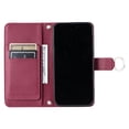 thumbnail image 5 of Funda tipo billetera GANGXUN para iPhone 15 Pro Max – Tapa abatible con correa para mujer, 5 of 5