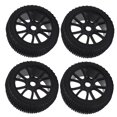 thumbnail image 1 of RC Tires, Versatile Wear Resistant RC Wheel Rim Tires  for 1/8 RC Car, 1 of 7