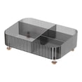 thumbnail image 1 of Caja de almacenamiento de escritorio, organizador de 5 compartimentos, estante negro, 1 of 4