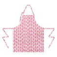 thumbnail image 2 of Pink Breast Cancer Apron-Garden Aprons for Women with Pockets-Cotton Linen Waterproof Kitchen Cooking Gardening Aprons Adjustable for Kitchen,Cooking,BBQ and Salon 32"x27", 2 of 7