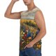 thumbnail image 3 of Balery Vibrant Wildflower Meadow Camisetas sin mangas para hombre, absorbe la humedad y protege contra el mal olor.-XX-Large, 3 of 7