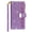 Purple, variant on Fashion retro style Shiny Flip Wallet Phone Case For Samsung S25 Edge S24 Ultra S23 FE S22 S21 S25ultra s24plus A36 A26 A56 A16 A06 A55 A15 A35 A05 A25 Card Slots Protective Leather Cover