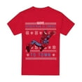 thumbnail image 1 of Spider-Man Mens Christmas Sweater T-Shirt, 1 of 4