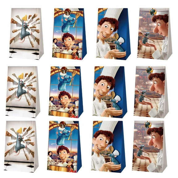 Ratatouille Goodie Party Favor Candy Bags Birthday Decorations Treat Supplies