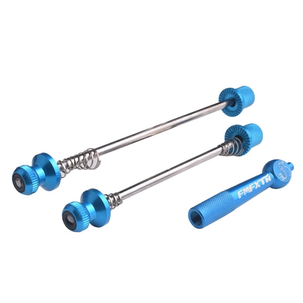 Soidarity bicicleta de ciclismo de carretera de liberación rápida eje de rueda trasera delantera eje pinchos accesorios de bicicleta Ciclismo azul Soidarity OD0519-03