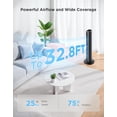 thumbnail image 5 of GoveeLife Black Tower Fan for Bedroom, Quiet Operation, Smart Control, 5 of 8