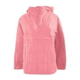 thumbnail image 5 of ZHOUCHANKIDS Women's Pullover Puffer Jacket Hooded Oversized Lightweight Quilted Jacket Winter Warm Padded Coat Pink XXL, 5 of 5