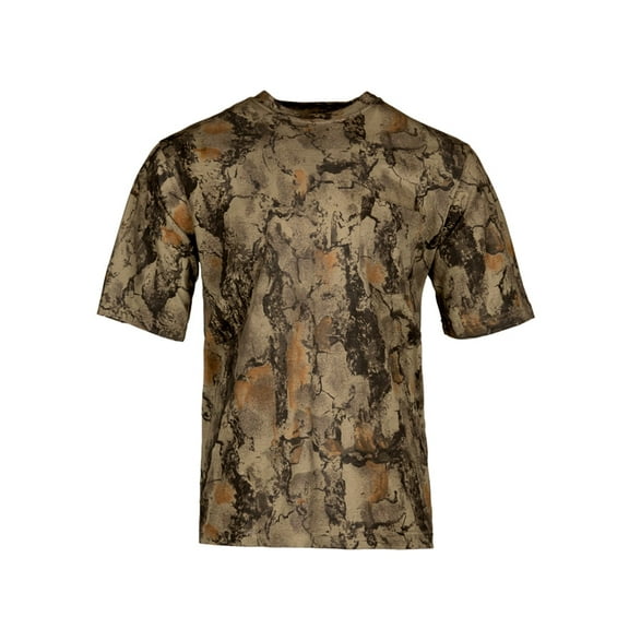 Natural Gear Men's Hunting Short Sleeve Crew Neck Pocket T Shirt Natural Gear Camo Large