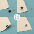 thumbnail image 3 of Uxcell Safety Eyes, Plastic Craft Eyes with Washers for Dolls Black 6mm, 3 of 6