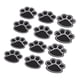 thumbnail image 2 of Parches bordados, 12 Uds. Parches para planchar, bonitos parches negros con forma de pata de cachorro, parches fáciles de planchar para ropa DIY, bolsos, zapatos, faldas, 2 of 5