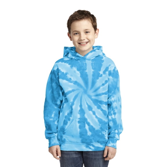 Port & Company Youth Tie-Dye Pullover Hooded Sweatshirt. Pc146y