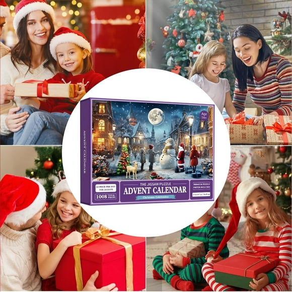 Karymi Advent Calendar 2023, Christmas Puzzle, Advent Puzzle 1008Pieces For Kids Adults, 24 Days Christmas Countdown Calendar & Toy & Game, Xmas Gift For Girls Up to 45% off Up to 60% off Labour Day