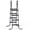 Black, variant on Ktaxon 52" 4Step Steel Frame Above Ground Swimming Pool Ladder,Heavy Duty Double Sided Removable Pool Steps with Ladder Escape