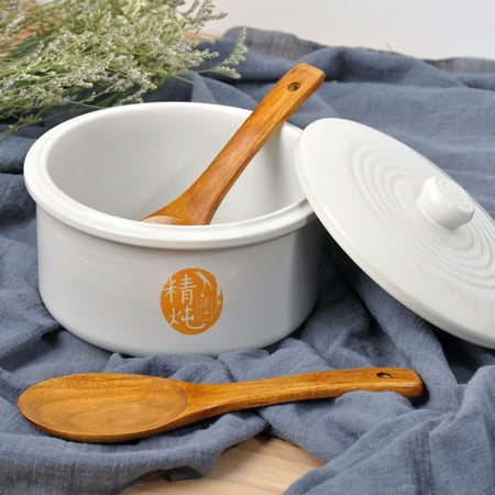 

Wooden Spoon fork Bamboo Kitchen Cooking Utensil Tools Soup-Teaspoon Tableware