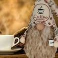 thumbnail image 6 of Coffee Gnomes Coffee Bar Decor Gnomes Swedish Tomte Coffee Station Collectible Figurines Plush Coffee Table Decor for Living Room Kitchen, 6 of 9