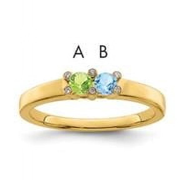 14K Family Jewelry Diamond Semi-Set Ring XMR31/2