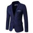 thumbnail image 3 of Akiihool Men's Blazers for Work Business Casual Mens Casual Blazer Sport Coat Lightweight Two Button Lightweight Unlined Sport Coat (Navy,3XL), 3 of 4