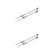 thumbnail image 2 of Pinchos de bicicleta Soidarity ZTTO Universal 100mm/135mm Plata CBP203759, 2 of 5